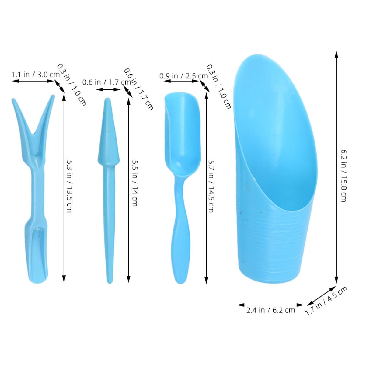 4 개/대, 플라스틱 내구성 양동이 삽 화분 재배 실린 - Plant Parent Tools 리뷰 및 가격