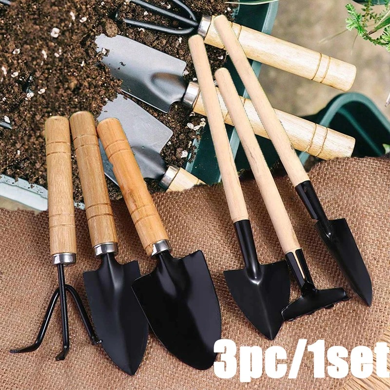 3PC/1Set 미니 원예 도구 세트 손잡이가 있는 휴 - Plant Parent Tools 리뷰 및 가격
